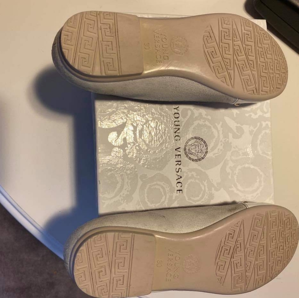 Young versace ballerina flats (gently used)